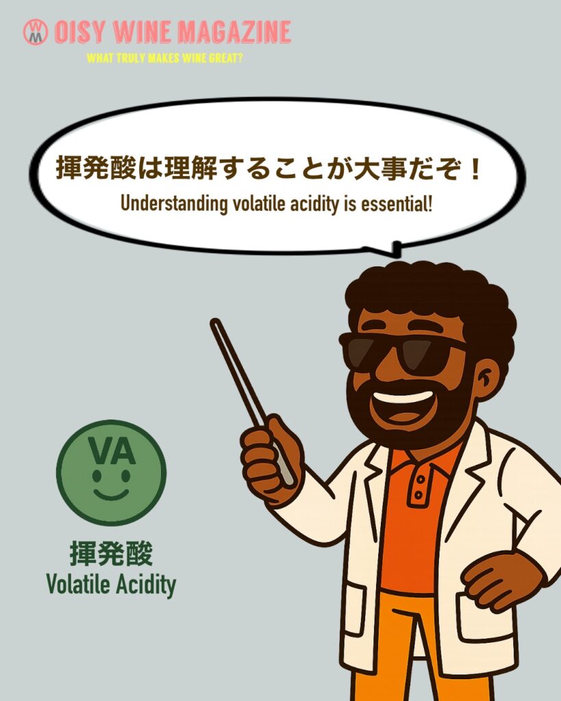揮発酸は理解するのが大事！